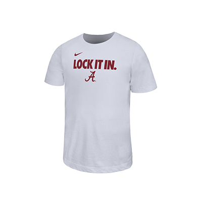 Alabama Nike Basketball Bench T-Shirt - Lock It In