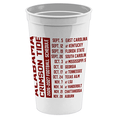 Alabama 2026 Football Schedule Stadium Cup - main view