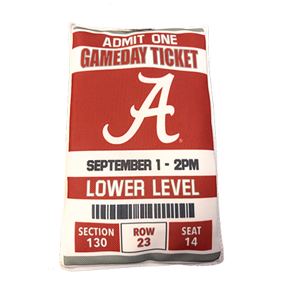 Alabama Gameday Ticket Toy - main view