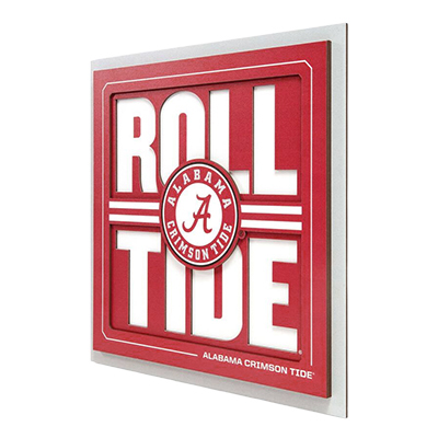 Alabama Roll Tide 3D Wall Art - main view
