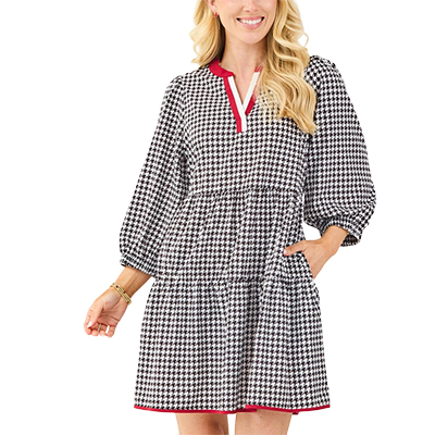 Alabama Cooper Houndstooth Dress - main view