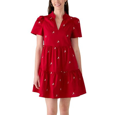 Alabama Ivy Mini Script A Logo Dress - main view