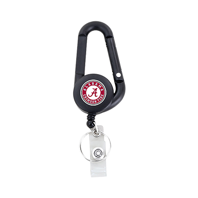 Alabama Carbiner Clip Badge Reel - main view