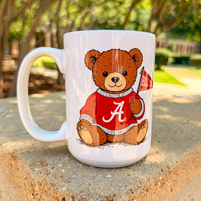 ALABAMA TEDDY BEAR MUG - 1 (SKU: 1429386372) ALABAMA TEDDY BEAR MUG - 1