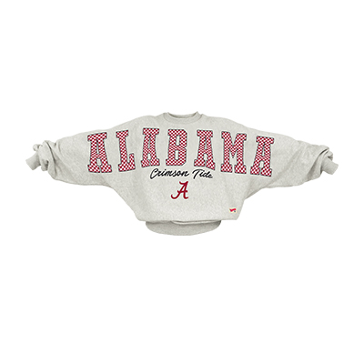 Alabama Flannigan Houndstooth  Crew - main view