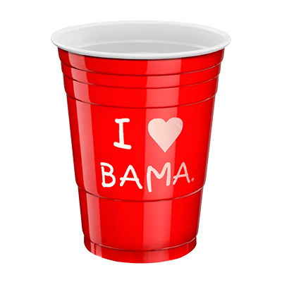 I Love Bama Party Cup - main view