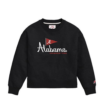 Alabama Crimson Tide Script A Boxy Crew Sweatshirt - main view