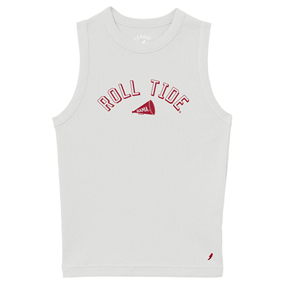 Alabama Script A Babydoll Rib Tank - main view