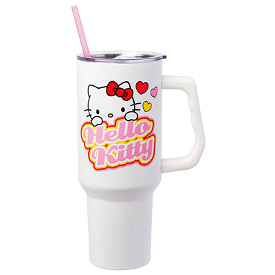 Hello Kitty Peeking Name Hearts SS Tumbler - main view