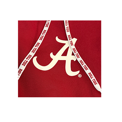 ALABAMA SILICONE SCRIPT A HOOD WITH PRINTED LACES -  1