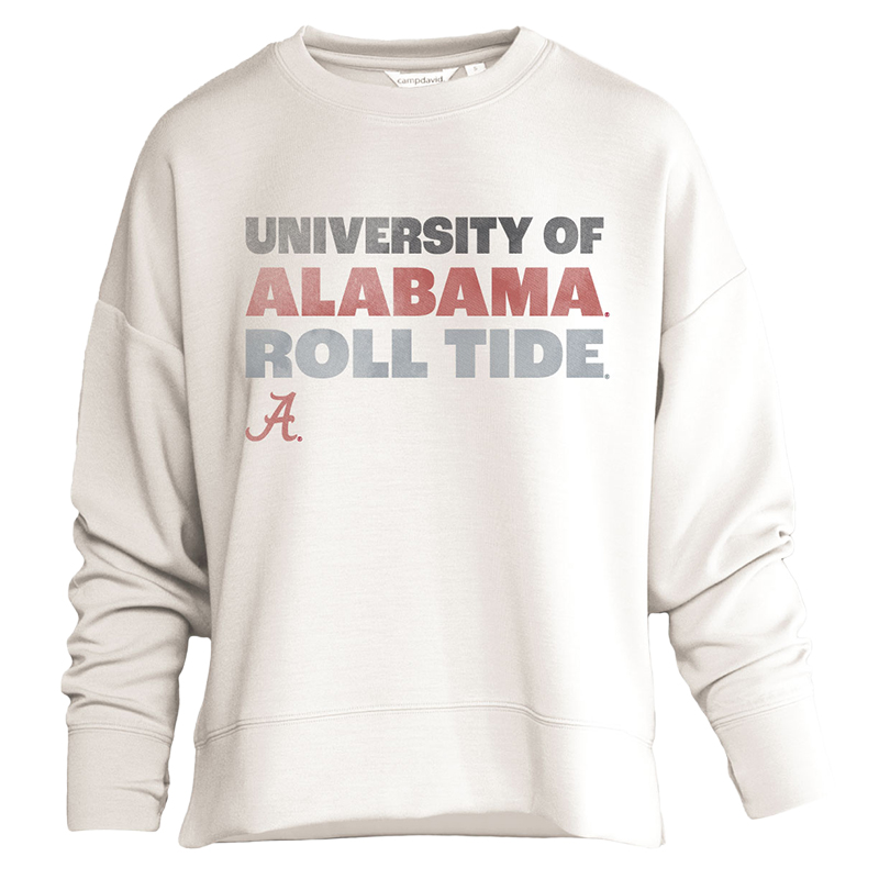 University Of Alabama Camp Cashmere Crew (SKU 1430393743) University Of Alabama Camp Cashmere Crew - main view