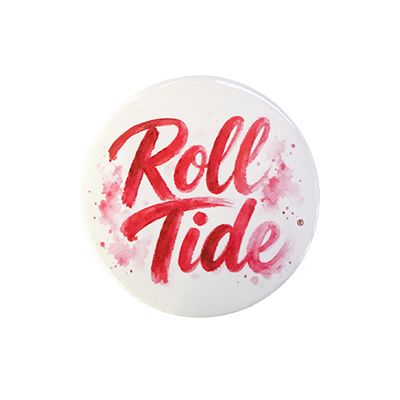 Watercolor Rolltide Button - main view