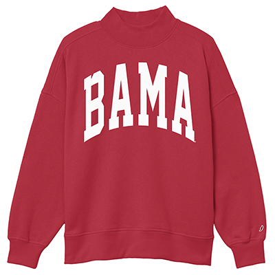 Bama Mock Neck Crew - main view