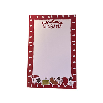 Tuscaloosa Dash Border Notepad - main view