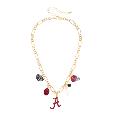 Alabama Crimson Tide Gameday Charm Necklace - main view