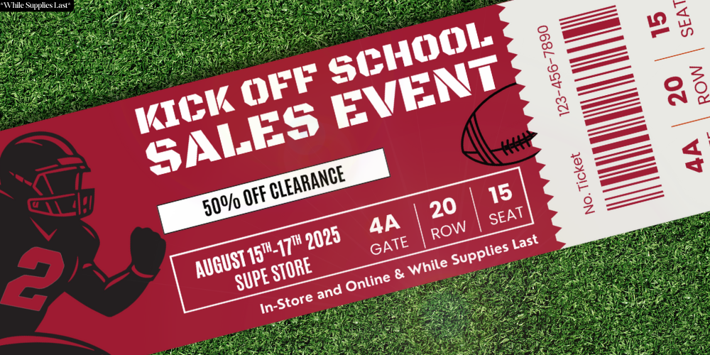 Shop an Extra 50% Off Clearance Items starts Friday, 8/14 through Sunday, 8/17!